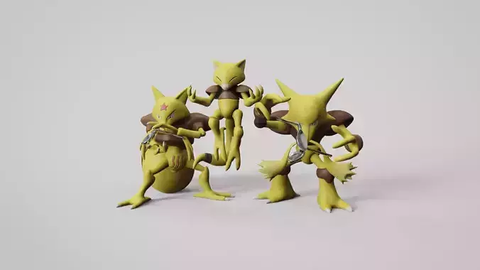 Pokemon Alakazam Kadabra Abra