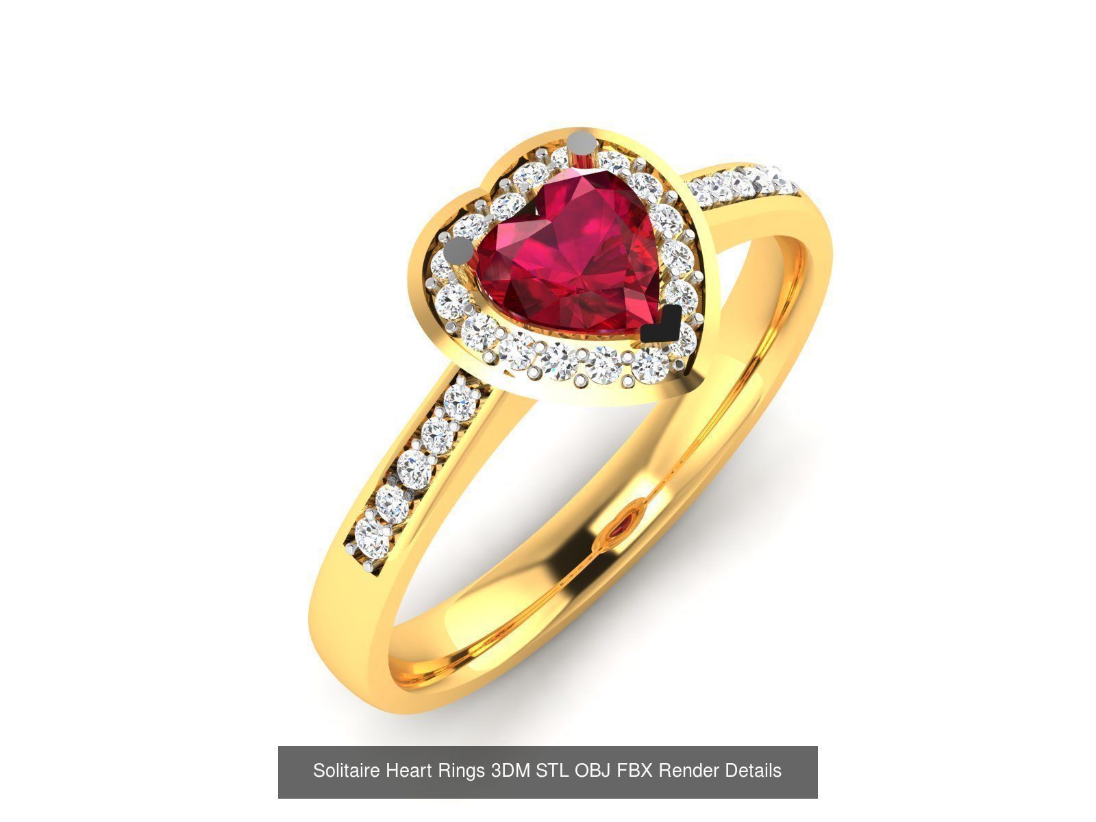 17 Solitaire Wedding Engagement Heart Diamond Rings Collection _19