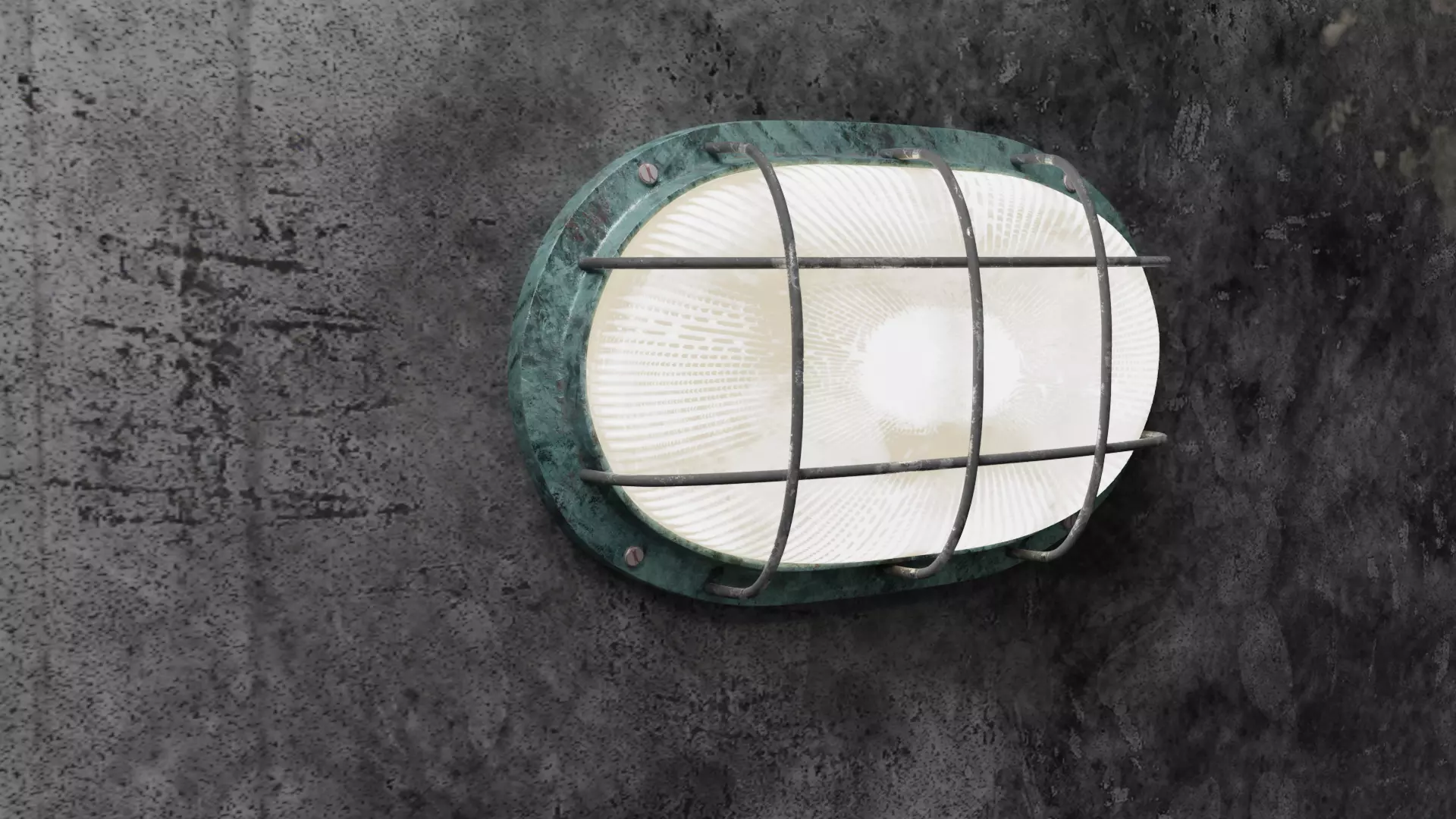 PBR Game ready Bulkhead- Weathered Free low-poly 3D model_0