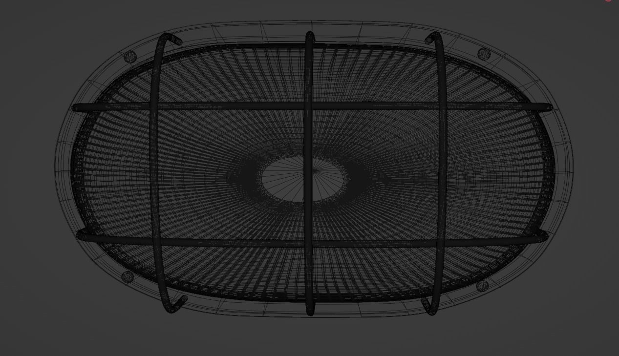 PBR Game ready Bulkhead- Weathered Free low-poly 3D model_5