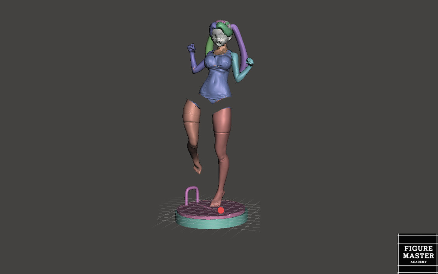 REBECCA SWIM SUIT CYBERPUNK EDGERUNNERS 2077 ANIME GIRL 3D model 3D