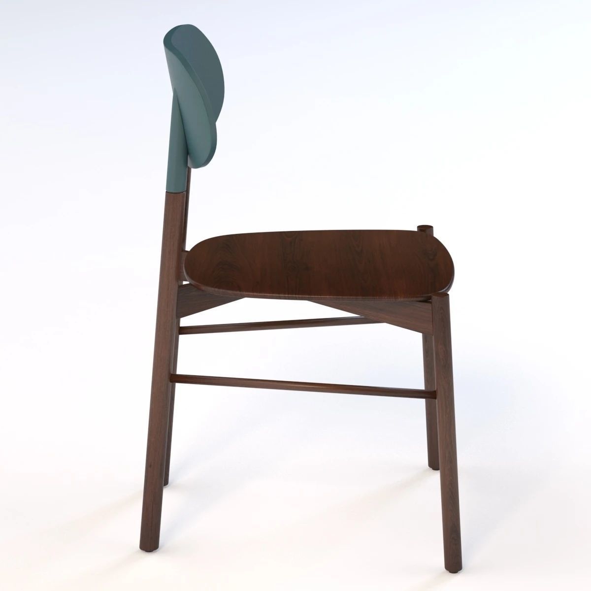 Col Italia Bokken Beech Chair 3D model_4
