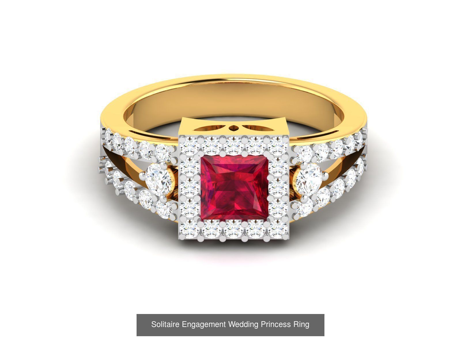 34 Wedding Engagement Princess Diamond Rings Collection _39