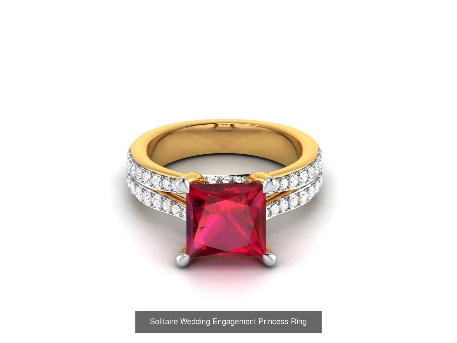 34 Wedding Engagement Princess Diamond Rings Collection _33