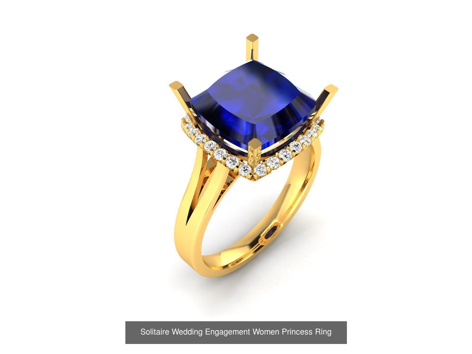 34 Wedding Engagement Princess Diamond Rings Collection _25