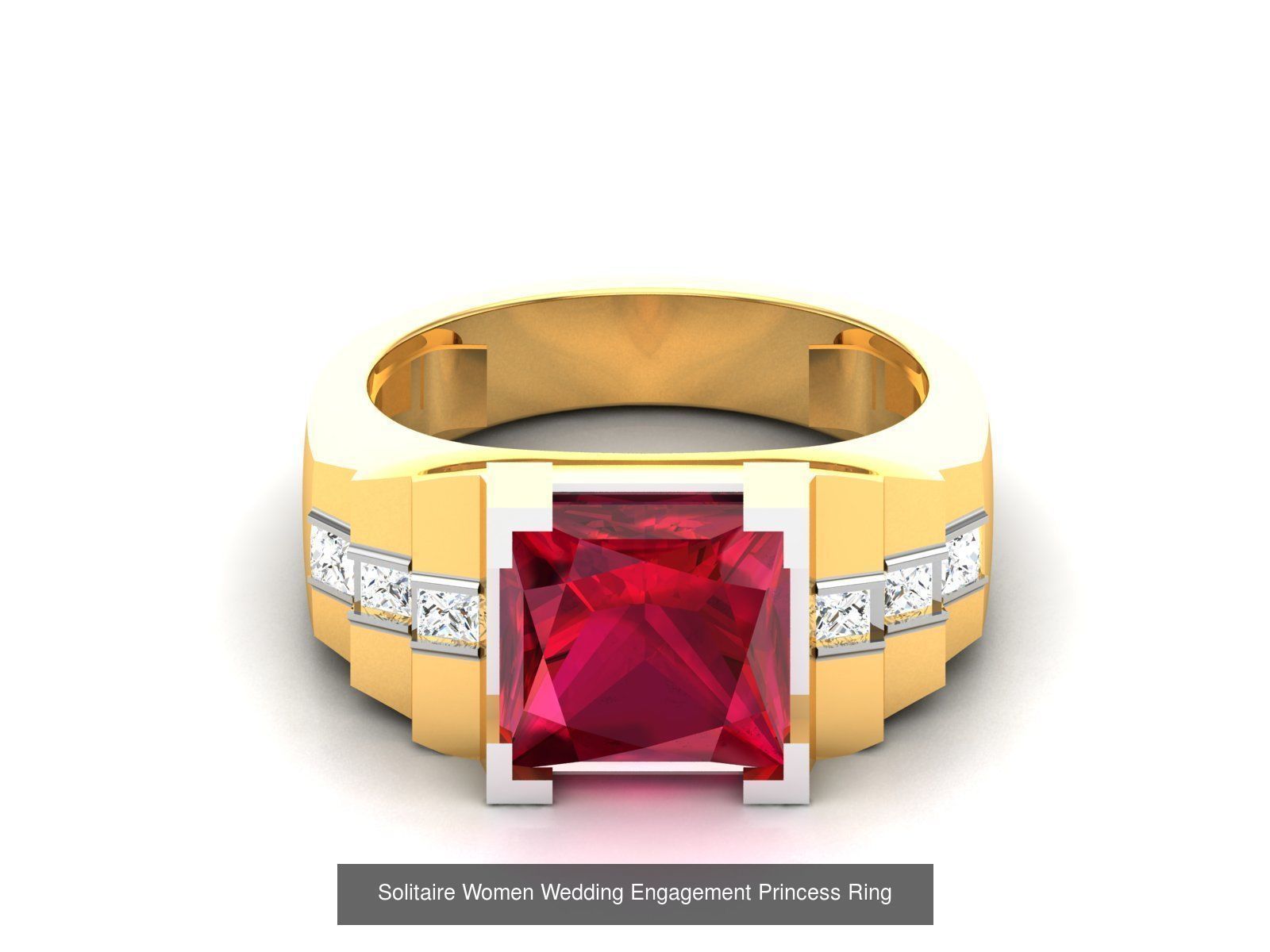 34 Wedding Engagement Princess Diamond Rings Collection _28