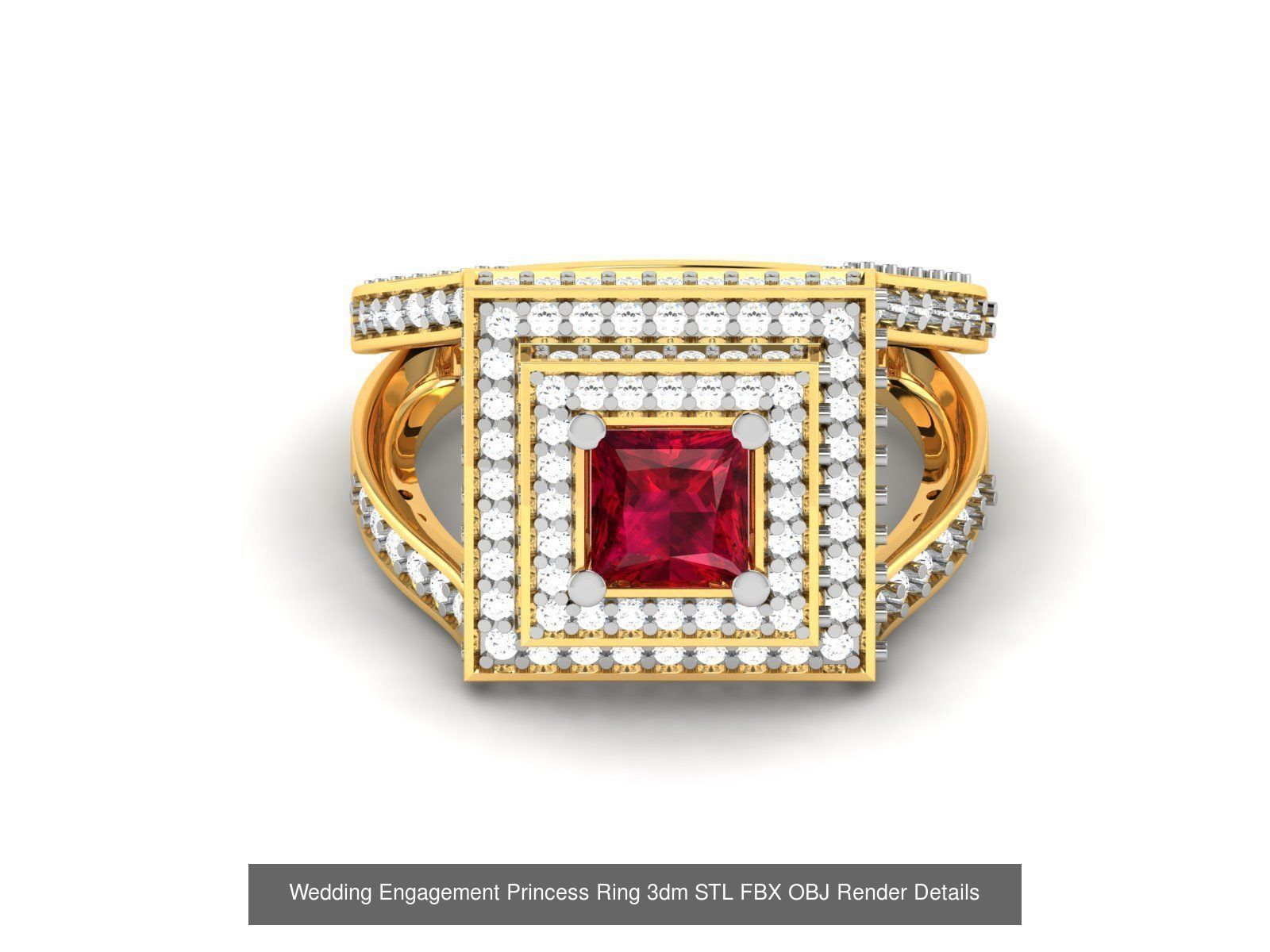 34 Wedding Engagement Princess Diamond Rings Collection _19