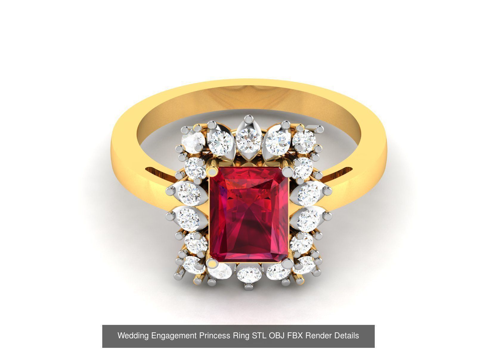 34 Wedding Engagement Princess Diamond Rings Collection _11