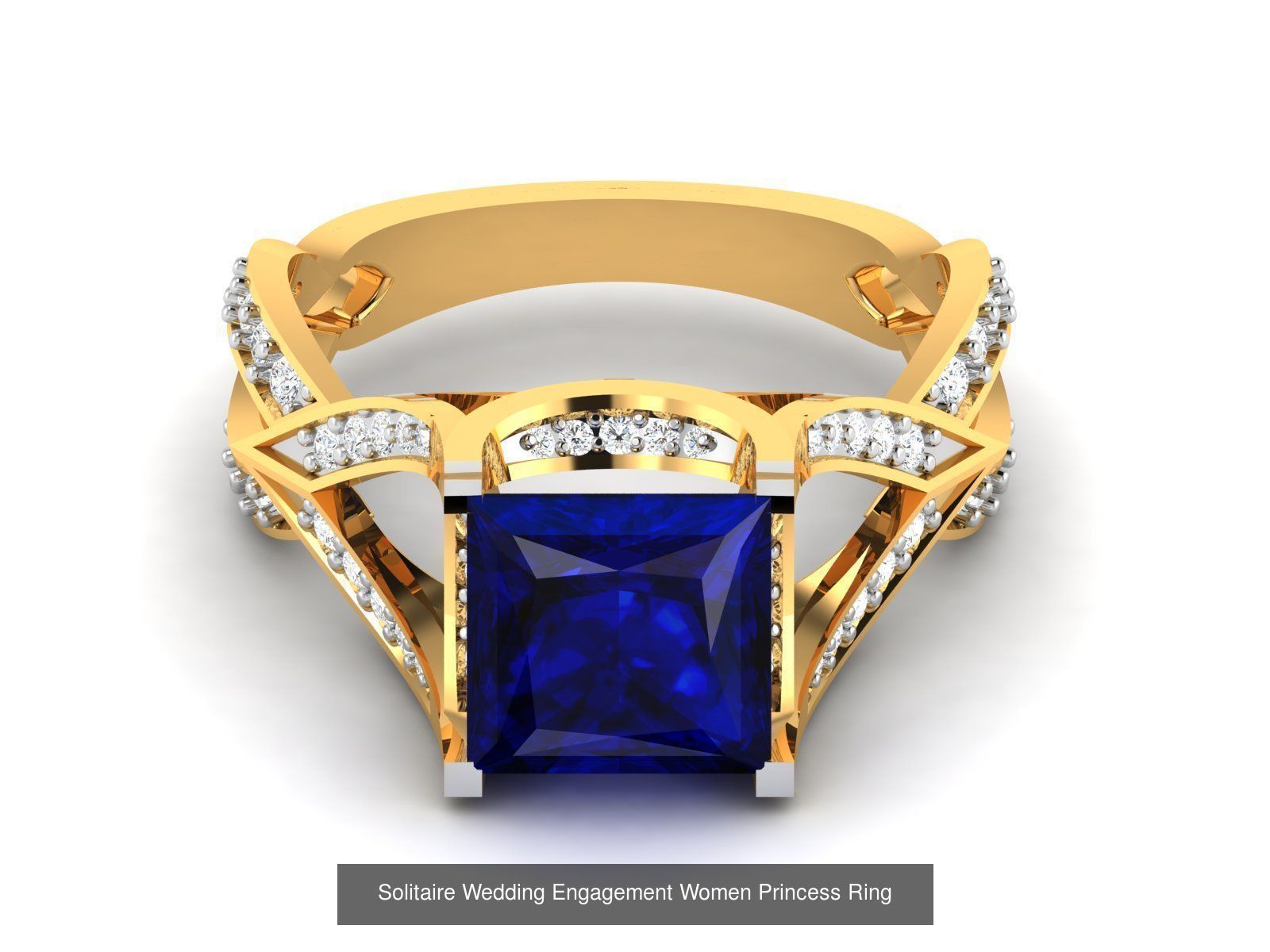 34 Wedding Engagement Princess Diamond Rings Collection _10