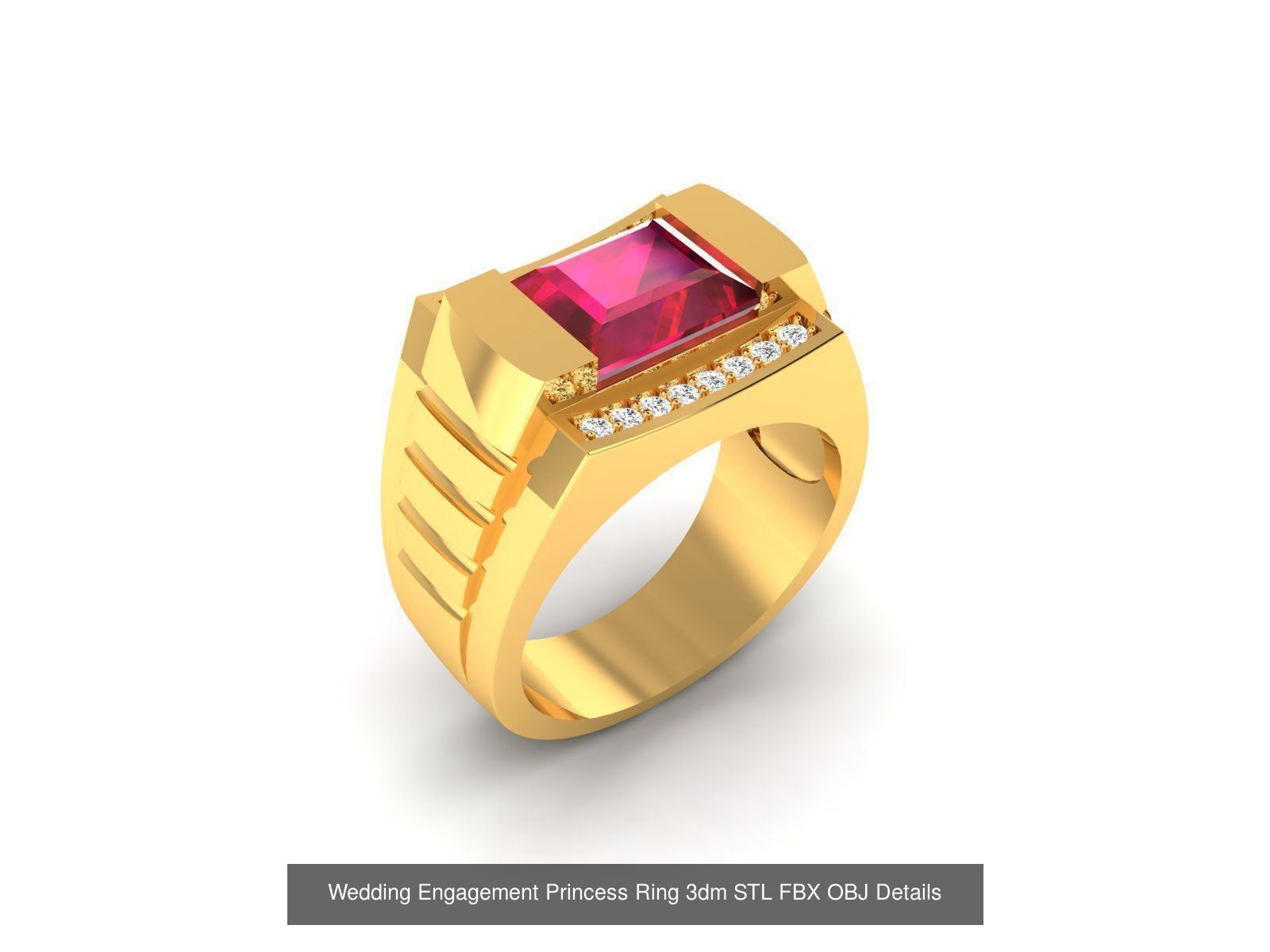 34 Wedding Engagement Princess Diamond Rings Collection _18