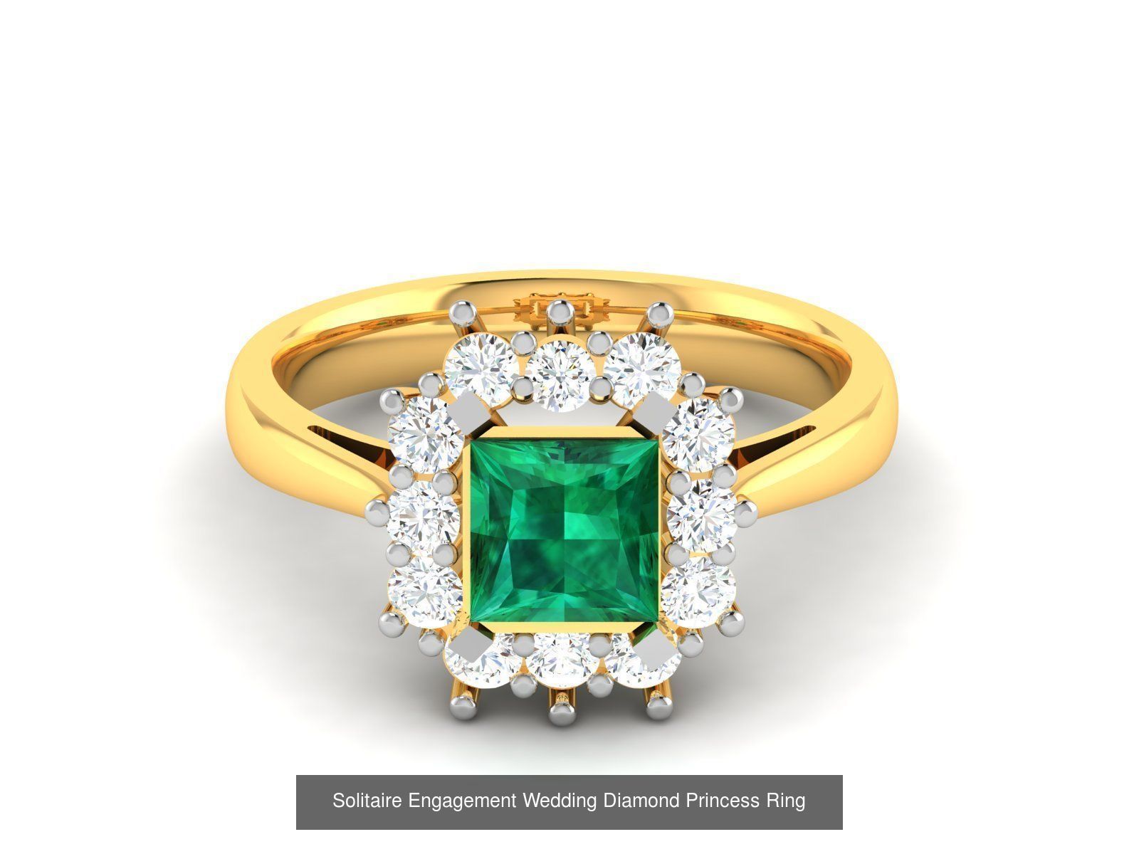 34 Wedding Engagement Princess Diamond Rings Collection _36