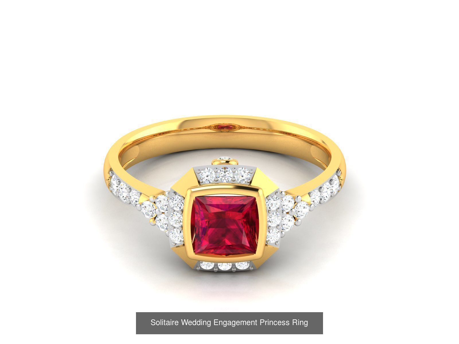 34 Wedding Engagement Princess Diamond Rings Collection _35