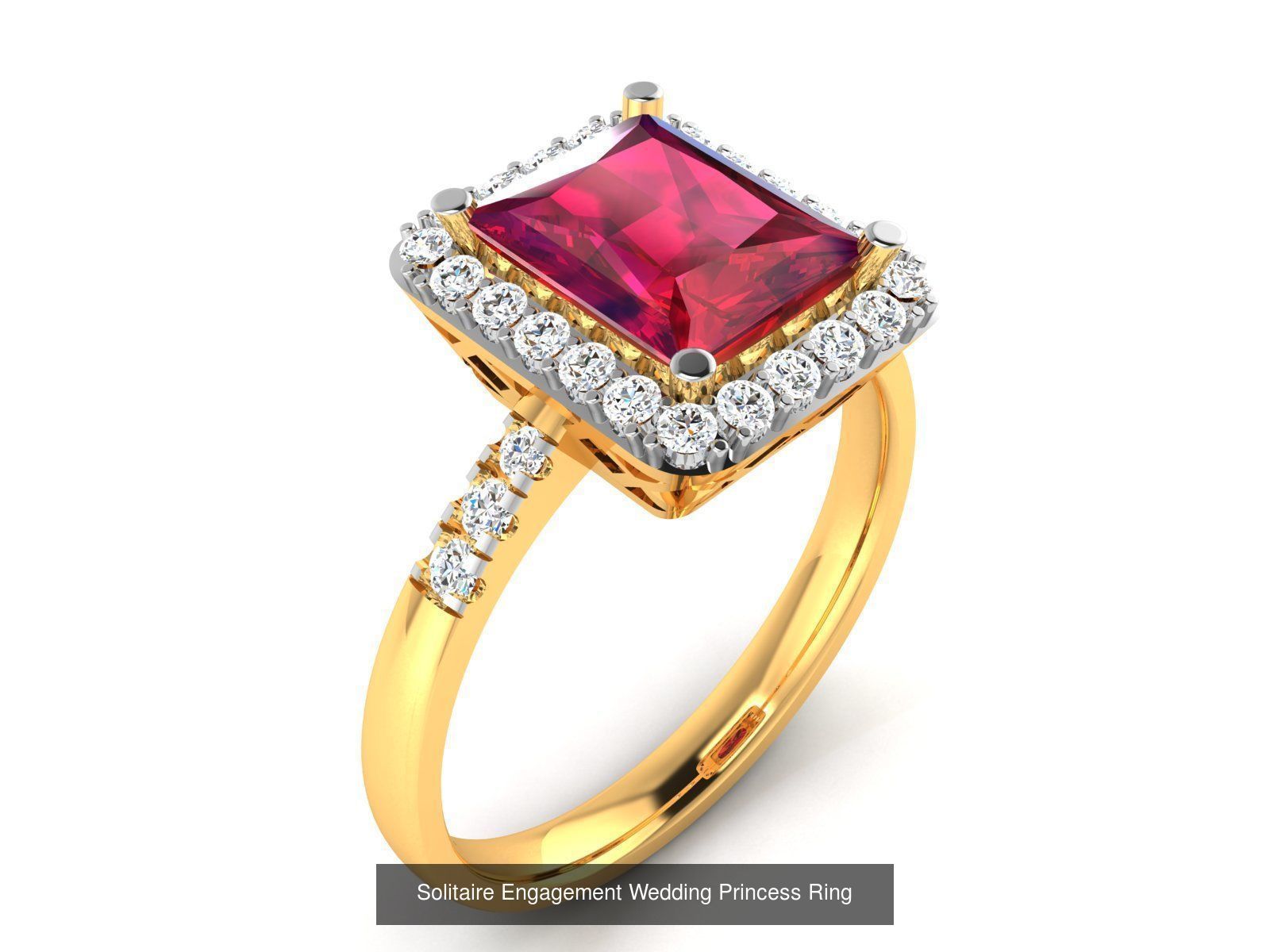 34 Wedding Engagement Princess Diamond Rings Collection _13