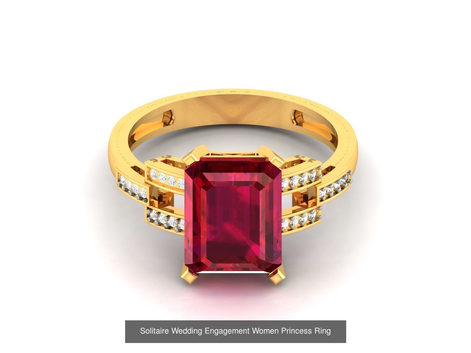 34 Wedding Engagement Princess Diamond Rings Collection _9