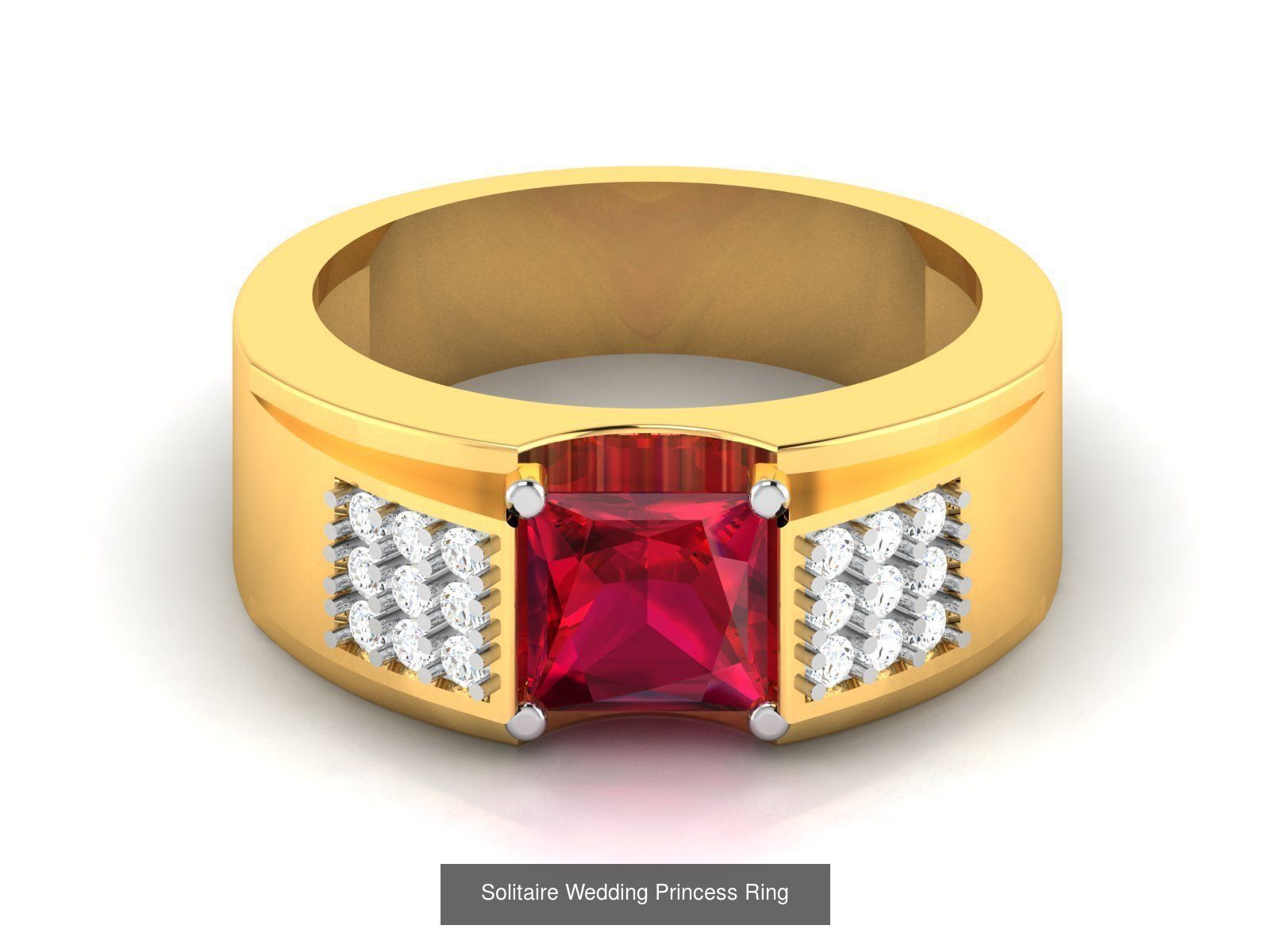 34 Wedding Engagement Princess Diamond Rings Collection _21