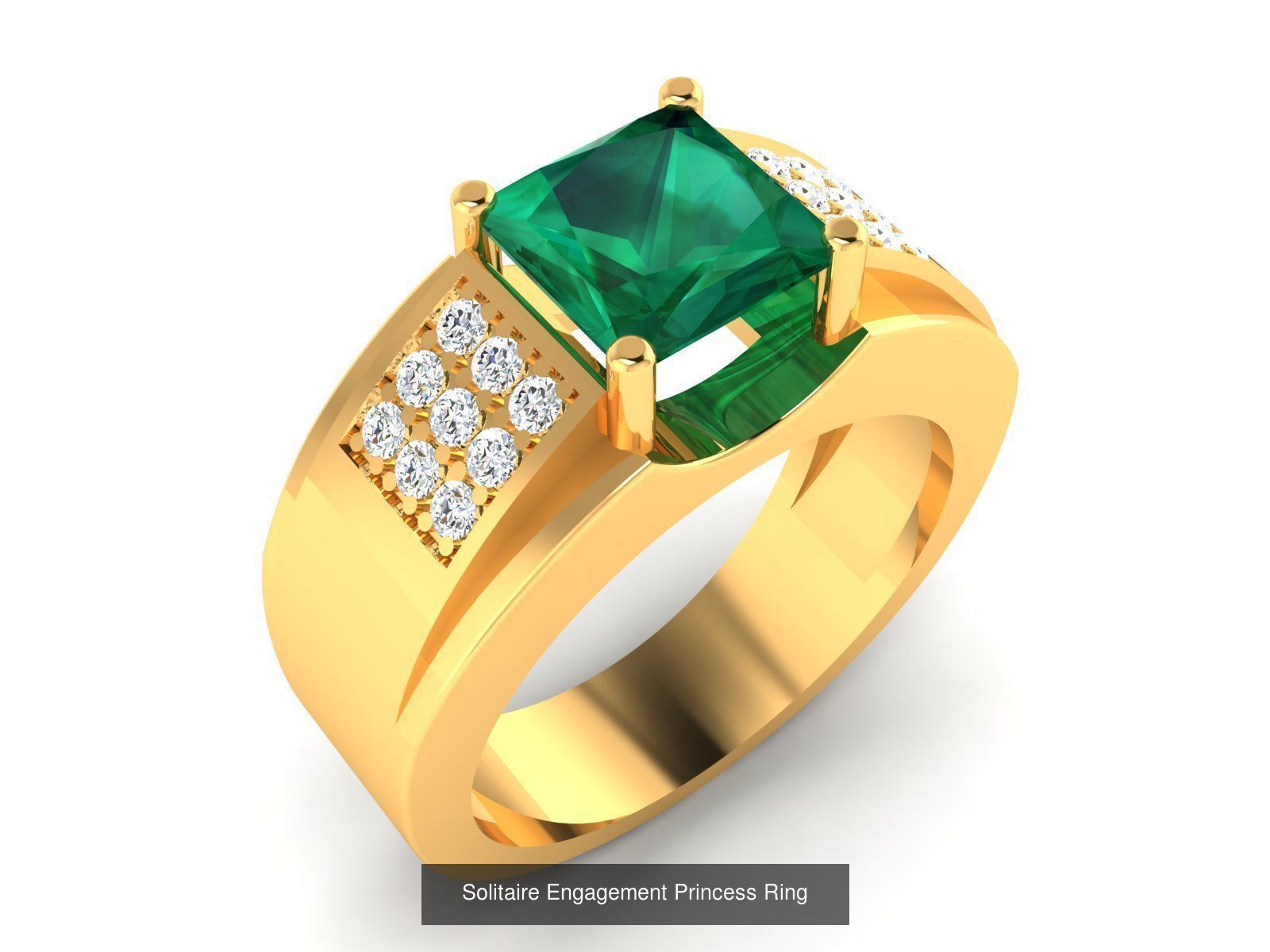 34 Wedding Engagement Princess Diamond Rings Collection _31