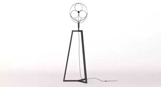Contemporary Signal Sculptural Tripod Floor Lamp