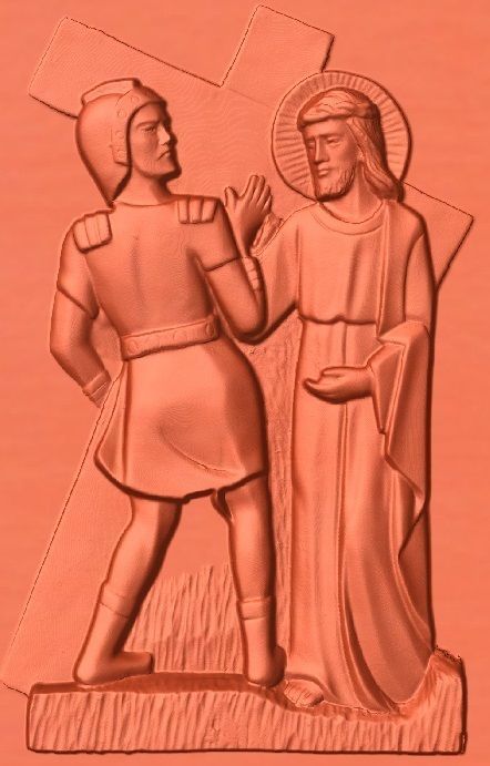 14 Stations of the Cross All in one 3D print model_8