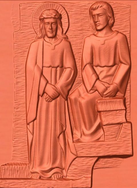 14 Stations of the Cross All in one 3D print model_7