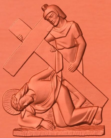 14 Stations of the Cross All in one 3D print model_9