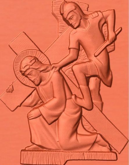 14 Stations of the Cross All in one 3D print model_13