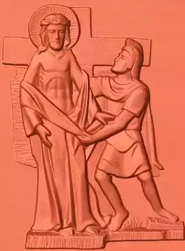14 Stations of the Cross All in one 3D print model