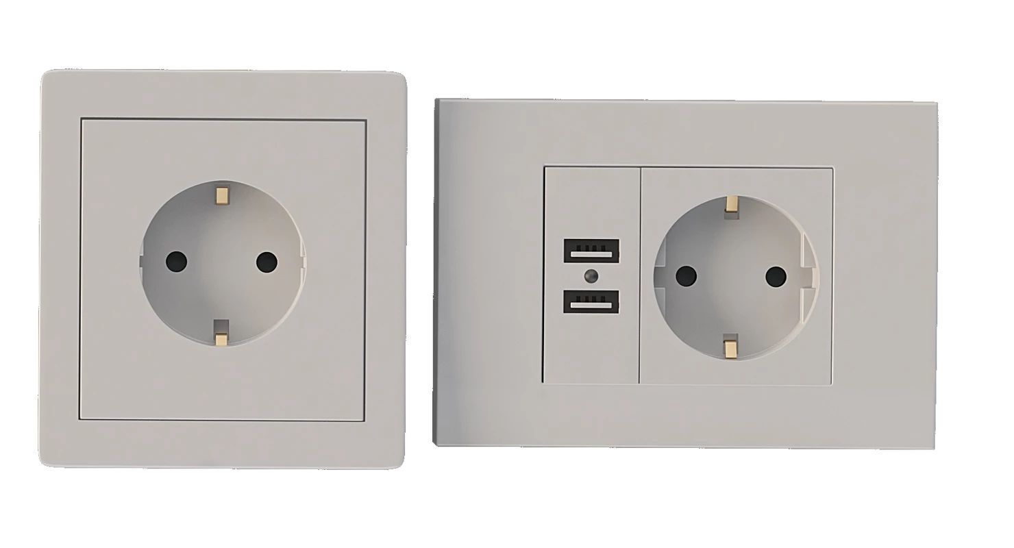 Coswall Krst Modular Range Switches and Wall Sockets Set 3D model_14