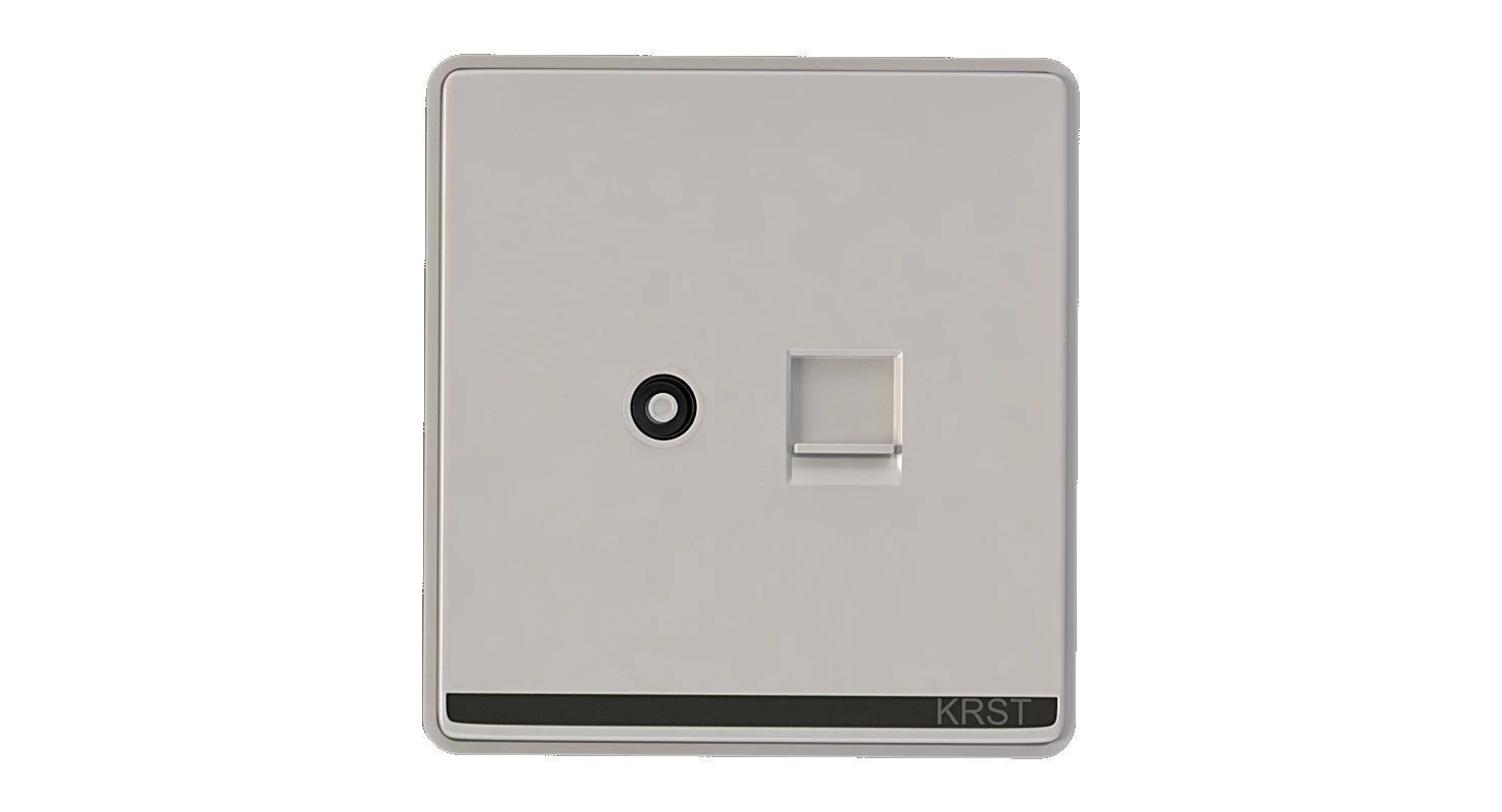 Coswall Krst Modular Range Switches and Wall Sockets Set 3D model_11