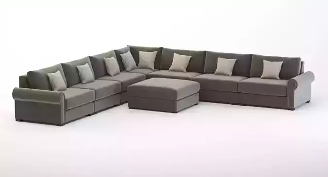 Darby Home Co Lebanon Modular Sectional Corner Sofa Seven Seater