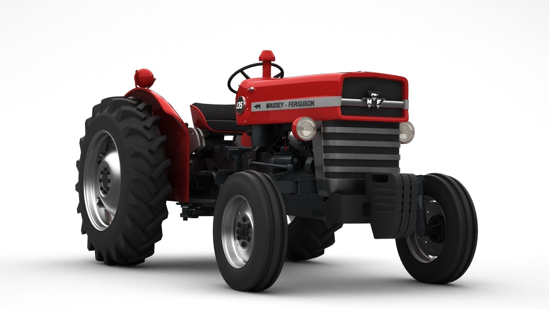 Massey Ferguson 135 - 1964 3D model_9