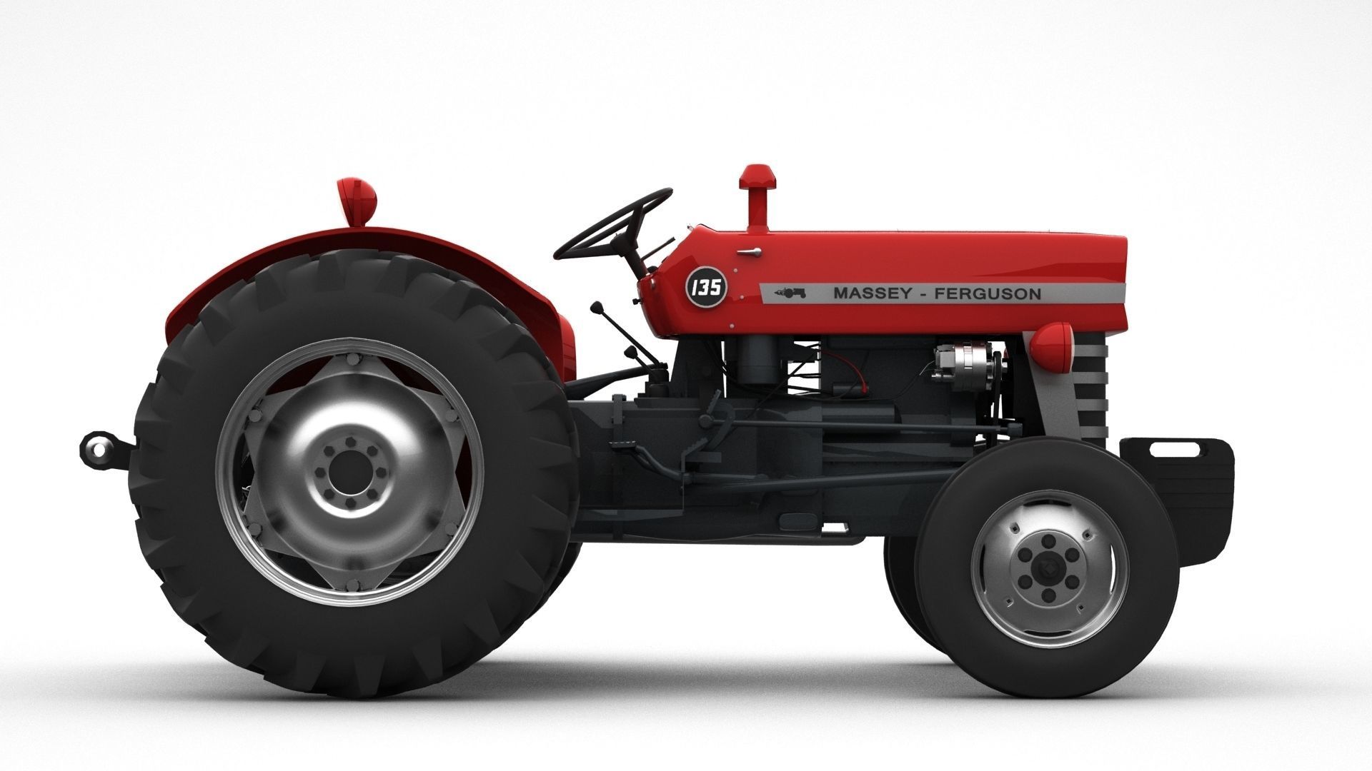 Massey Ferguson 135 - 1964 3D model_7