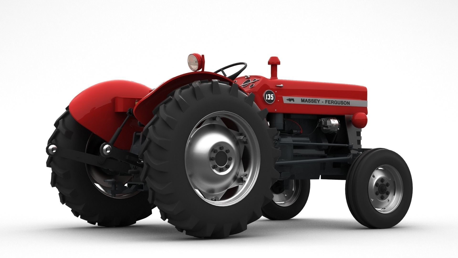Massey Ferguson 135 - 1964 3D model_6