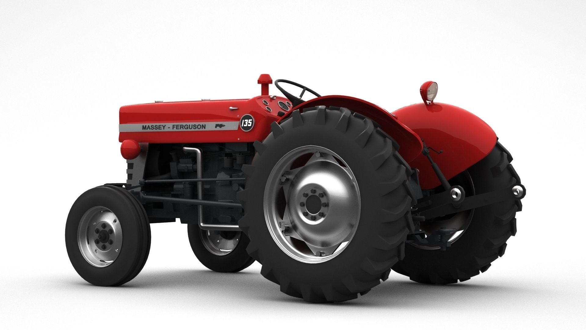 Massey Ferguson 135 - 1964 3D model_2