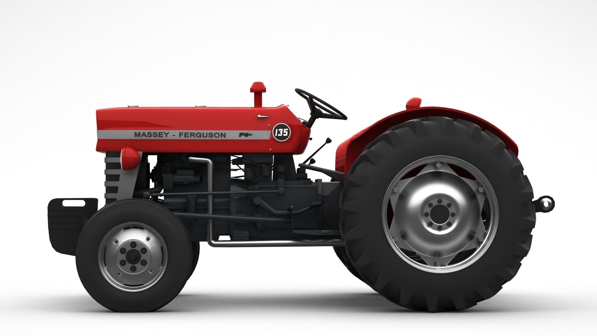 Massey Ferguson 135 - 1964 3D model_1