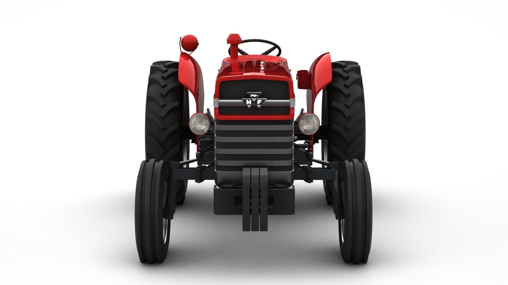 Massey Ferguson 135 - 1964 3D model_10
