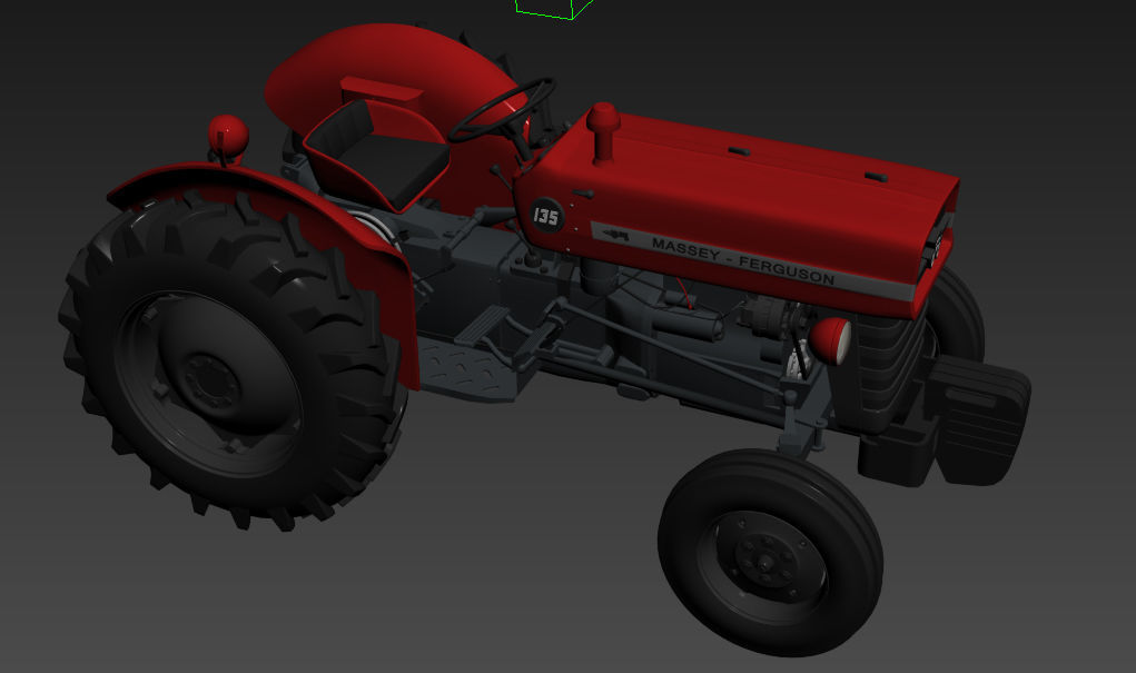 Massey Ferguson 135 - 1964 3D model_13