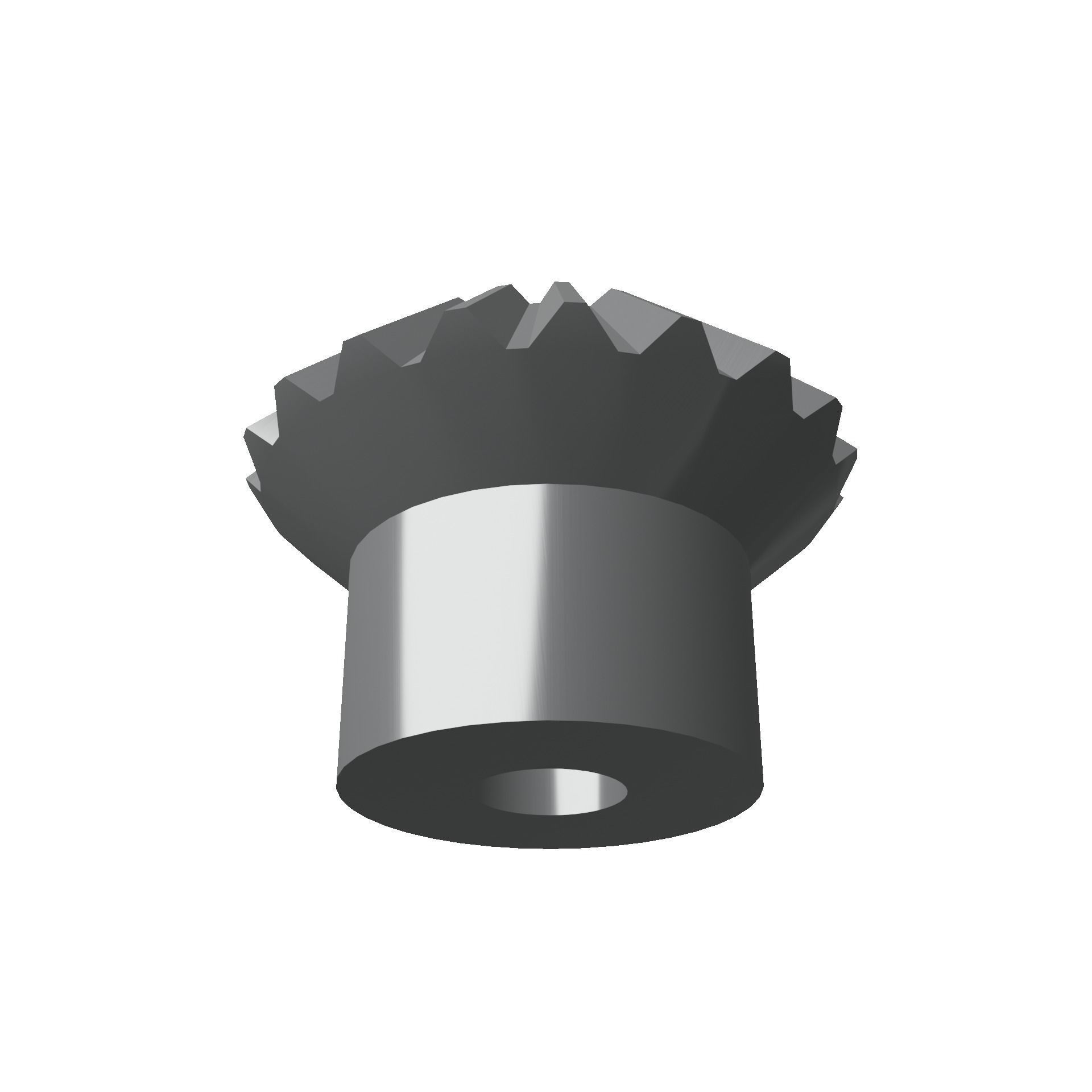 Miter Gear Low-poly 3D model_29