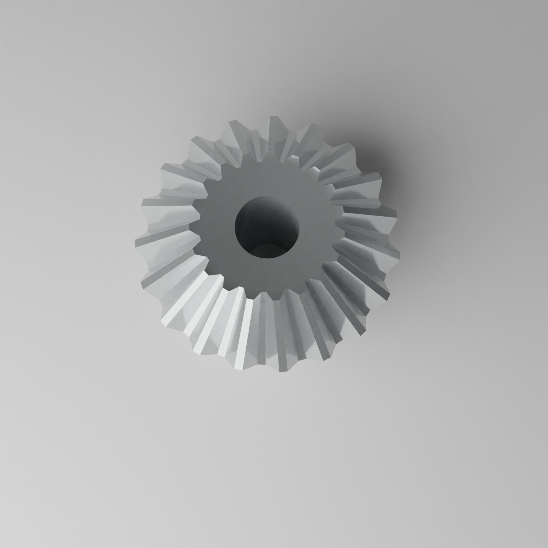 Miter Gear Low-poly 3D model_4