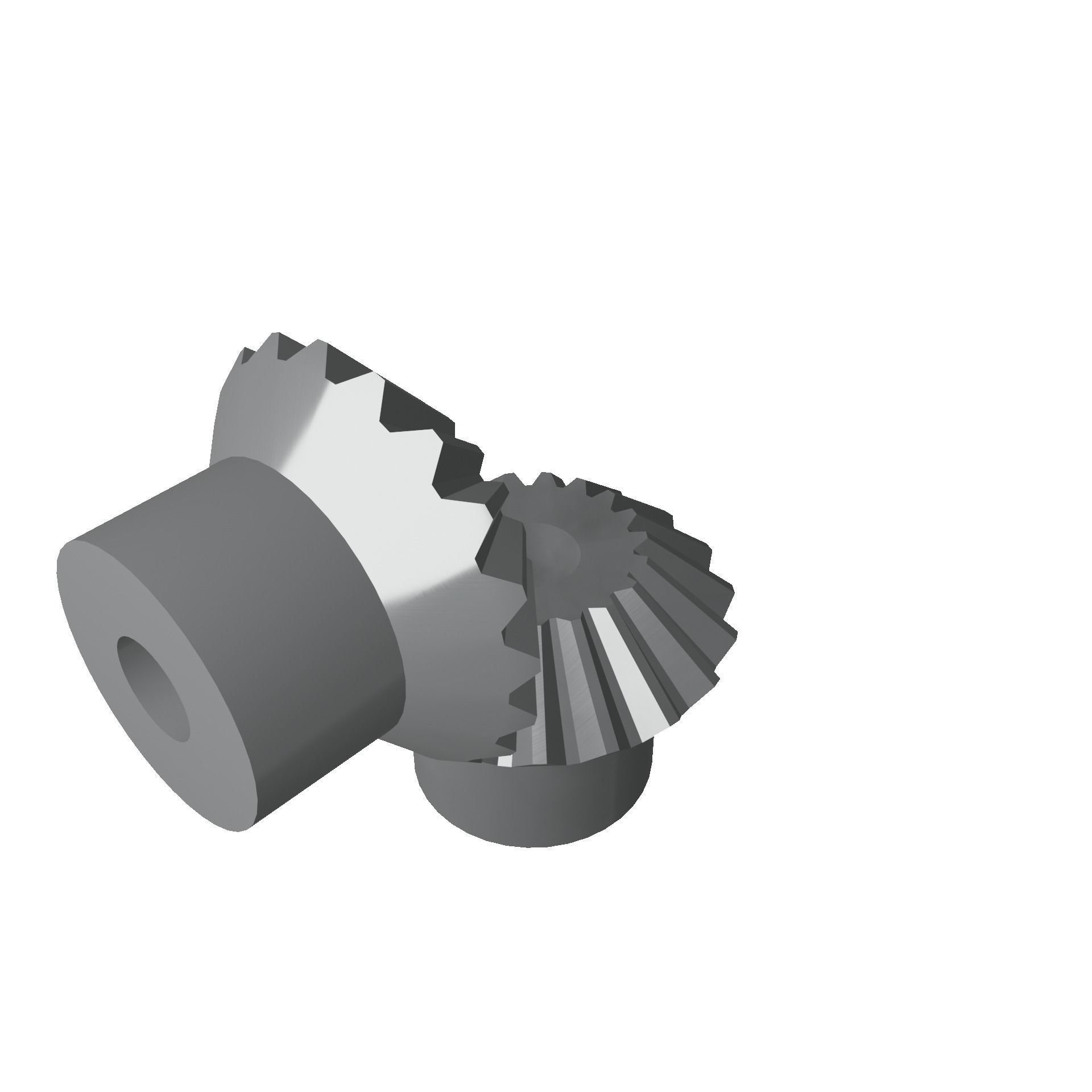 Miter Gear Low-poly 3D model_18
