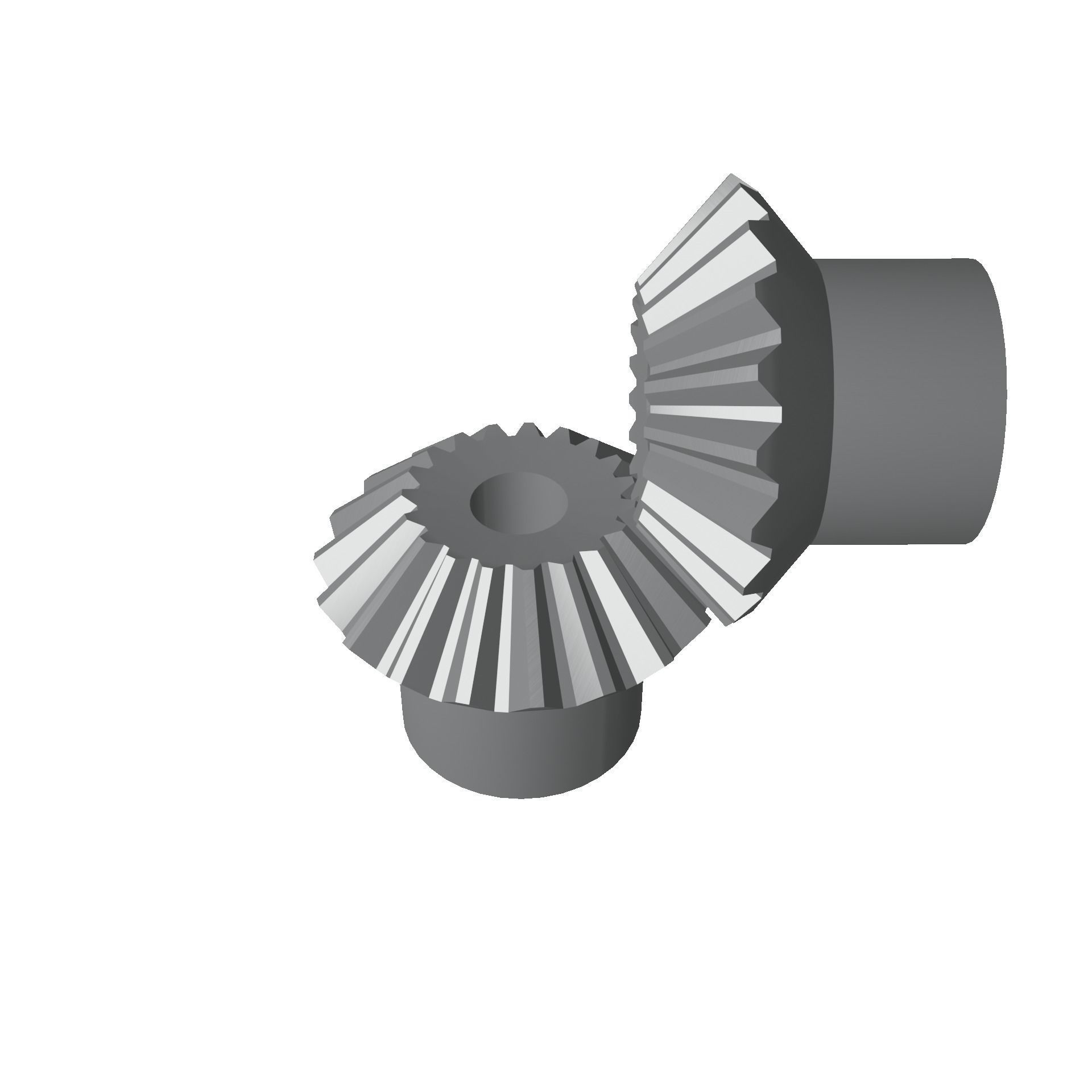 Miter Gear Low-poly 3D model_32