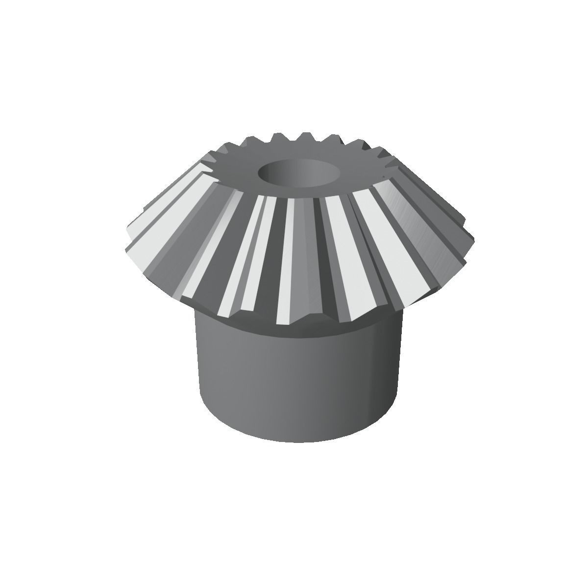Miter Gear Low-poly 3D model_13