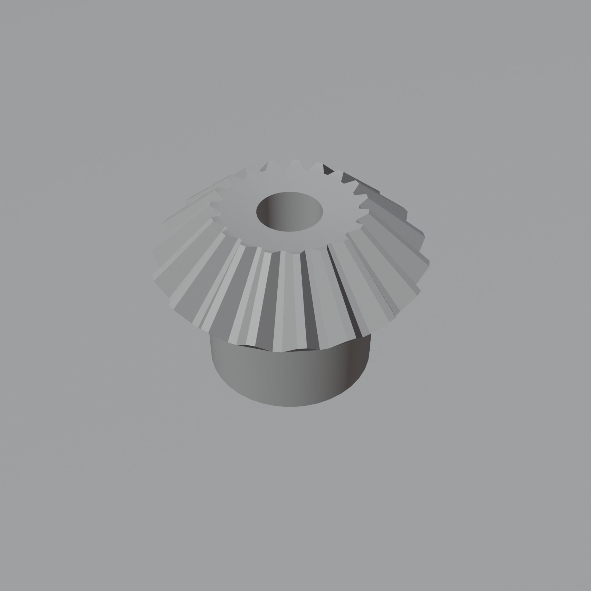 Miter Gear Low-poly 3D model_22