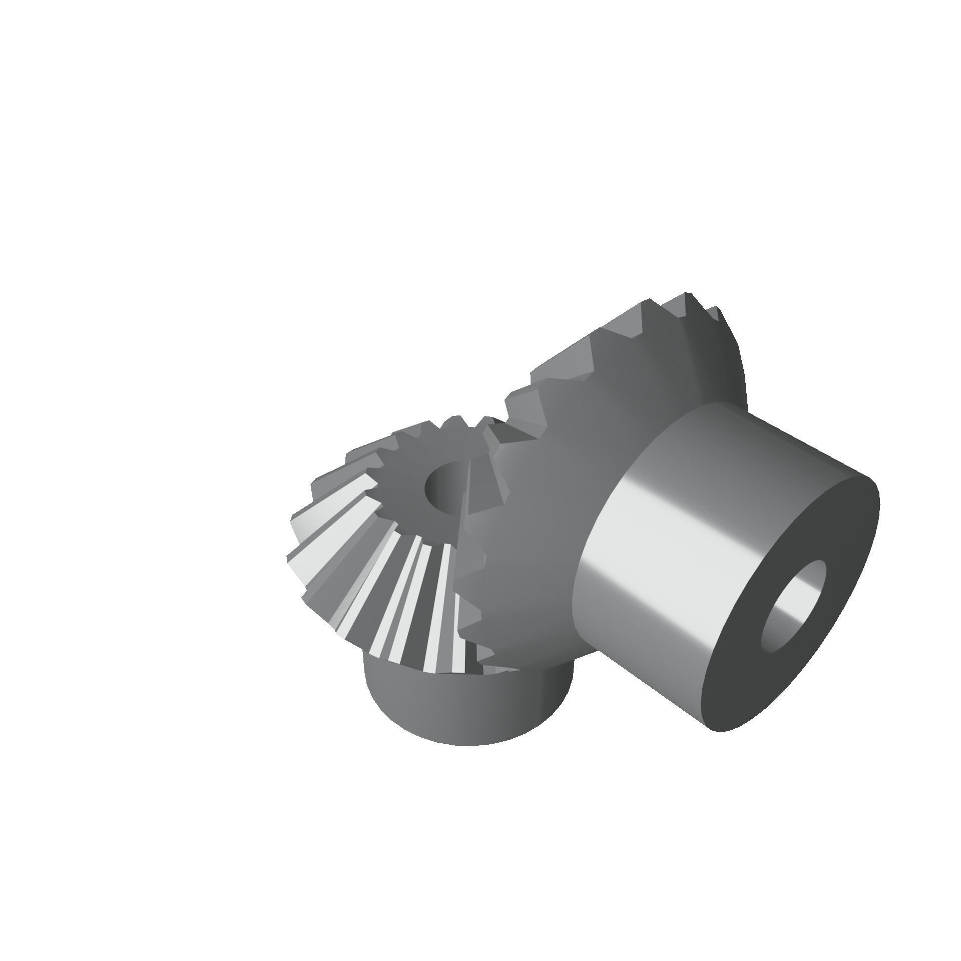 Miter Gear Low-poly 3D model_20