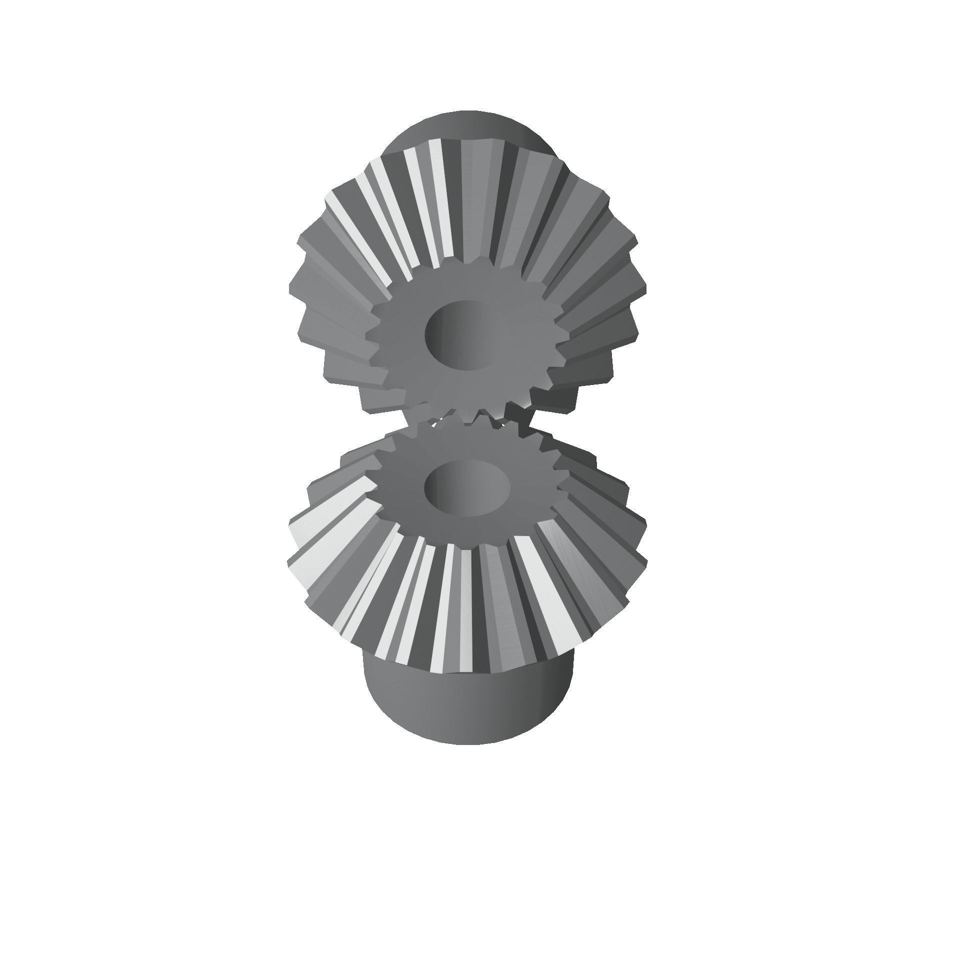 Miter Gear Low-poly 3D model_16