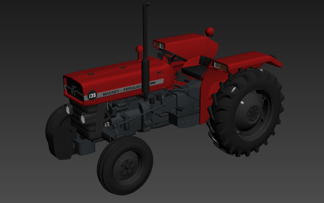 Massey Ferguson 135 - 1965 3D model_13