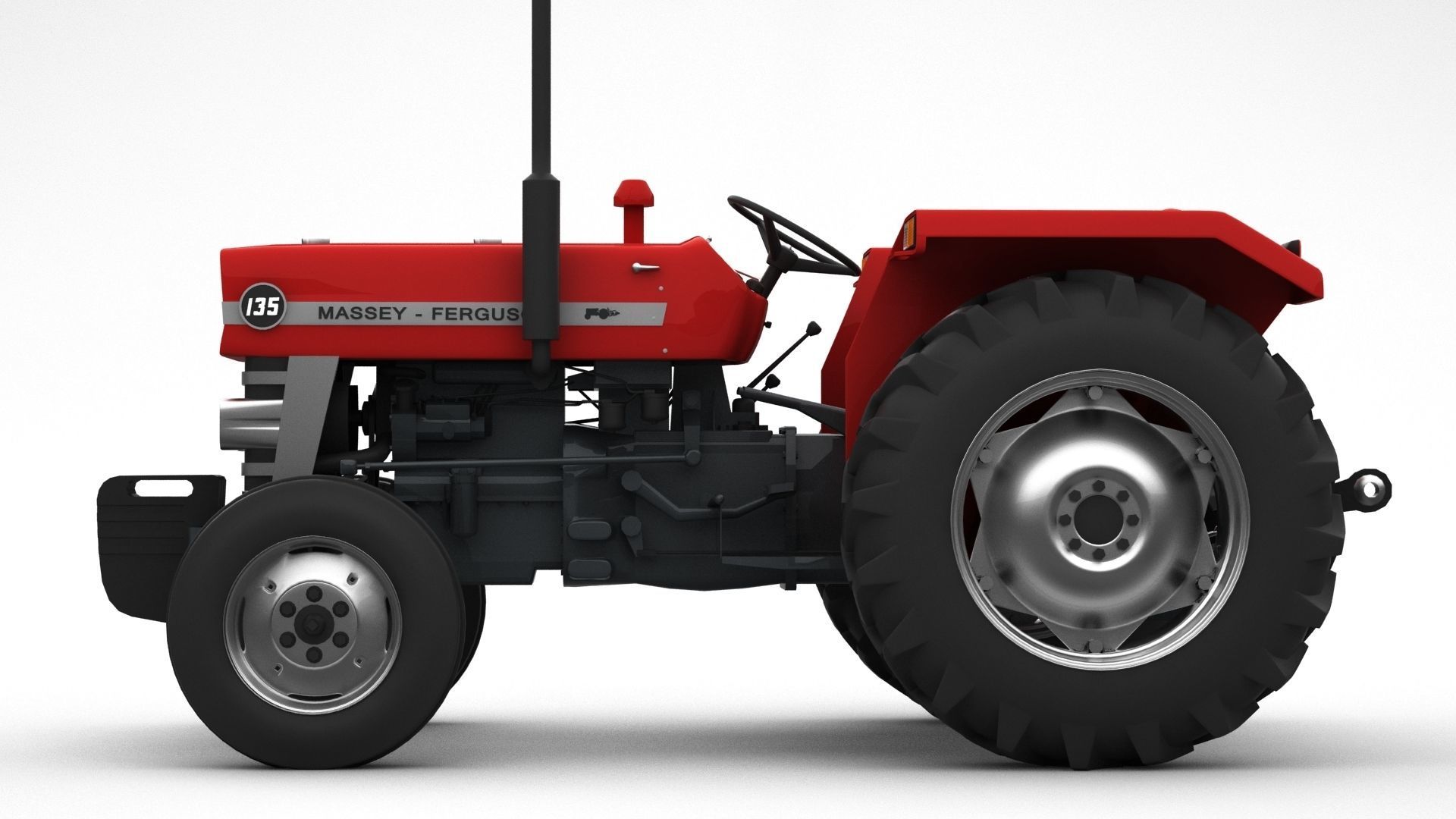 Massey Ferguson 135 - 1965 3D model_1