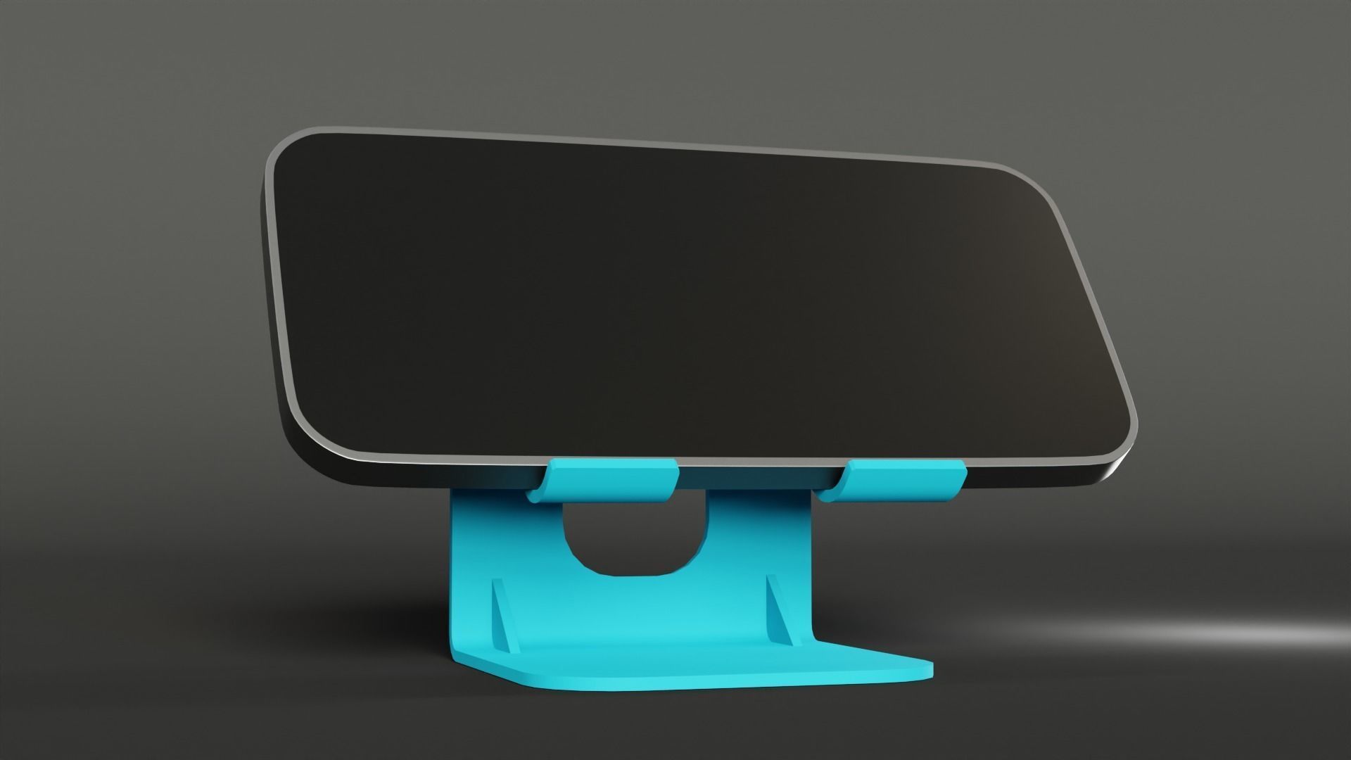 Sleek 3D Printable Phone Stand 3D model 3D printable CGTrader
