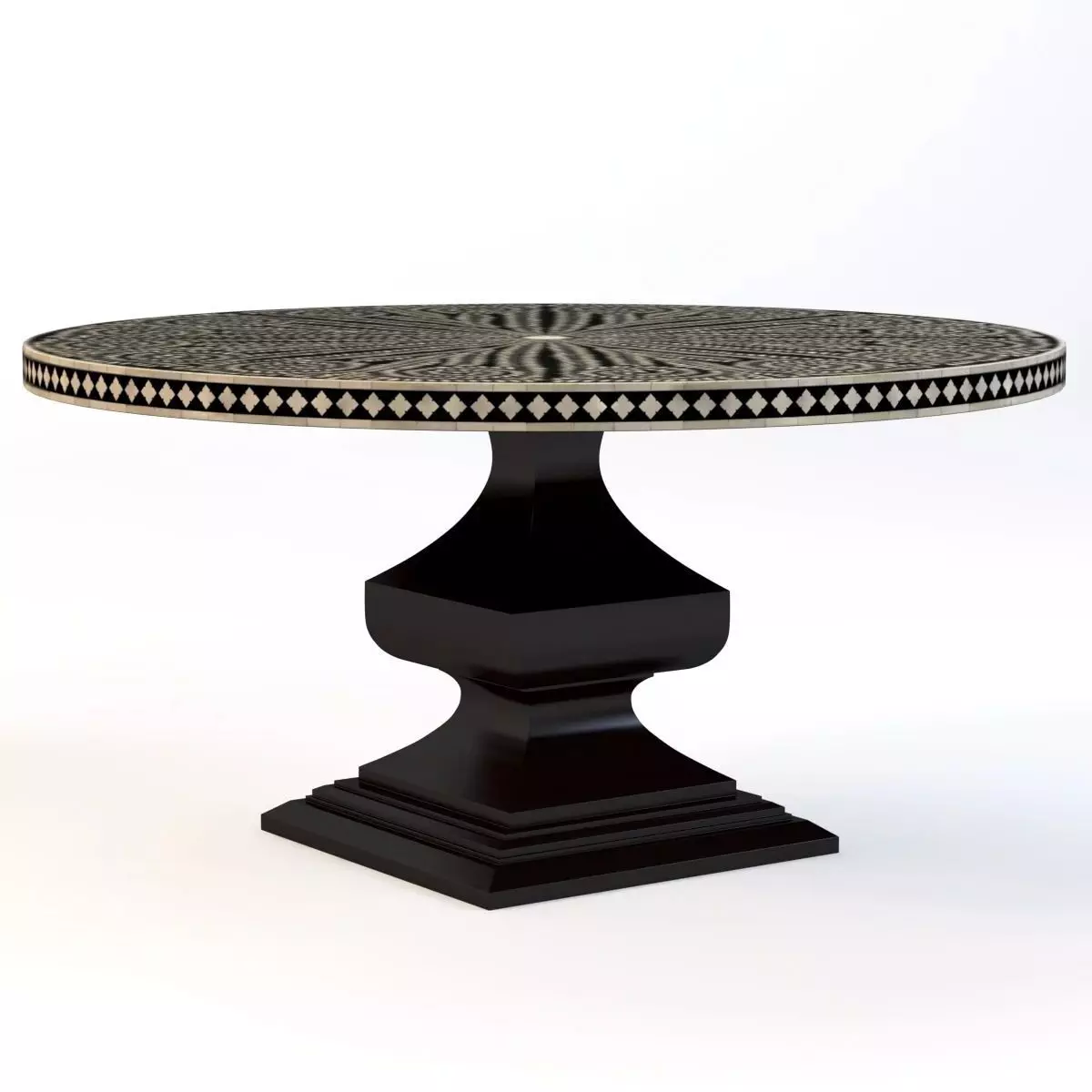Decorative Barnsley Dining Table 3D model_0