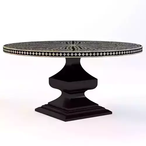 Decorative Barnsley Dining Table 3D model