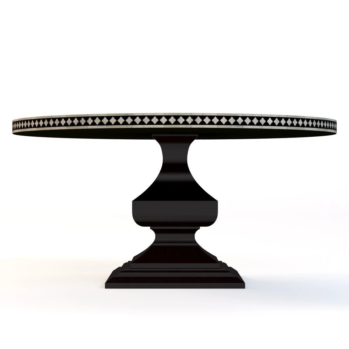 Decorative Barnsley Dining Table 3D model_5